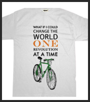 Change the world one revolution at a time